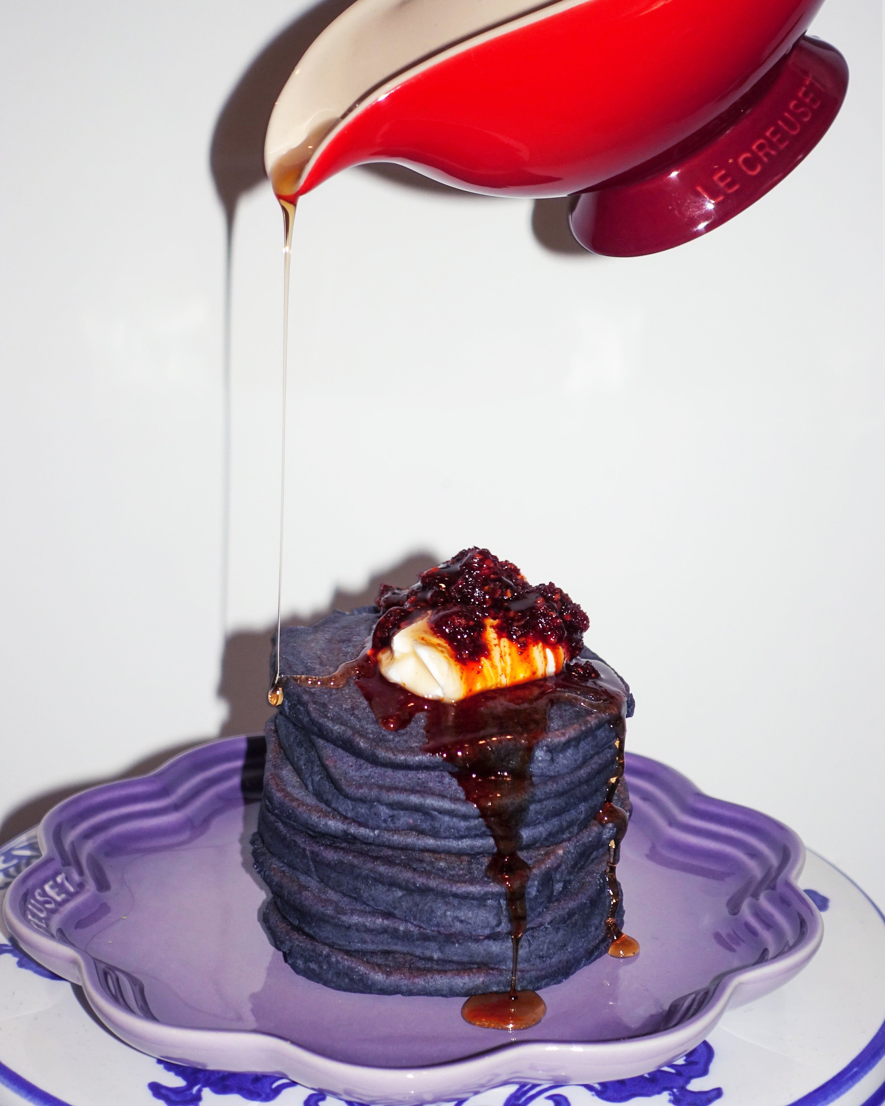 KiuKiu Mochi Pancakes Ube Bouncy Chewy Purple